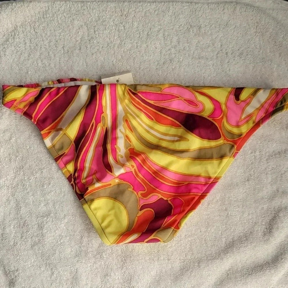 Milly Cabana Vintage Tropical MultiColor Bikini Bottom NWT size S - Picture 4 of 5
